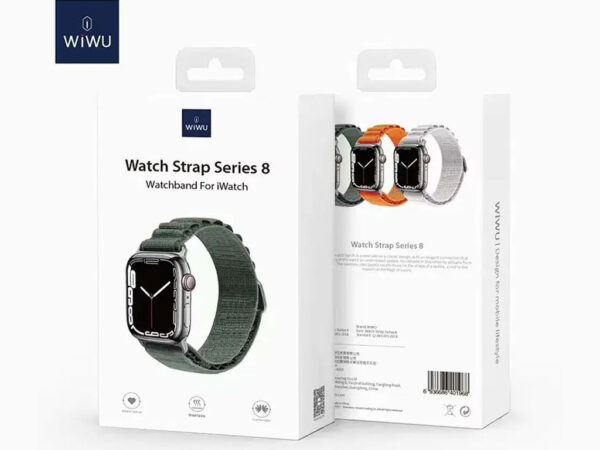 بند اپل واچ  42، 45،44 و 49 میلی‌متری سری 8 ویوو wiwu Nylon Watch Band Apple Watch 42/44/45/49 - Image 9
