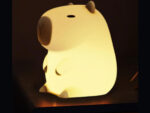 چراغ خواب رومیزی سیلیکونی شارژی New Capibara Silicone Night Light Sleeping DS-CPBR-01 - Image 4