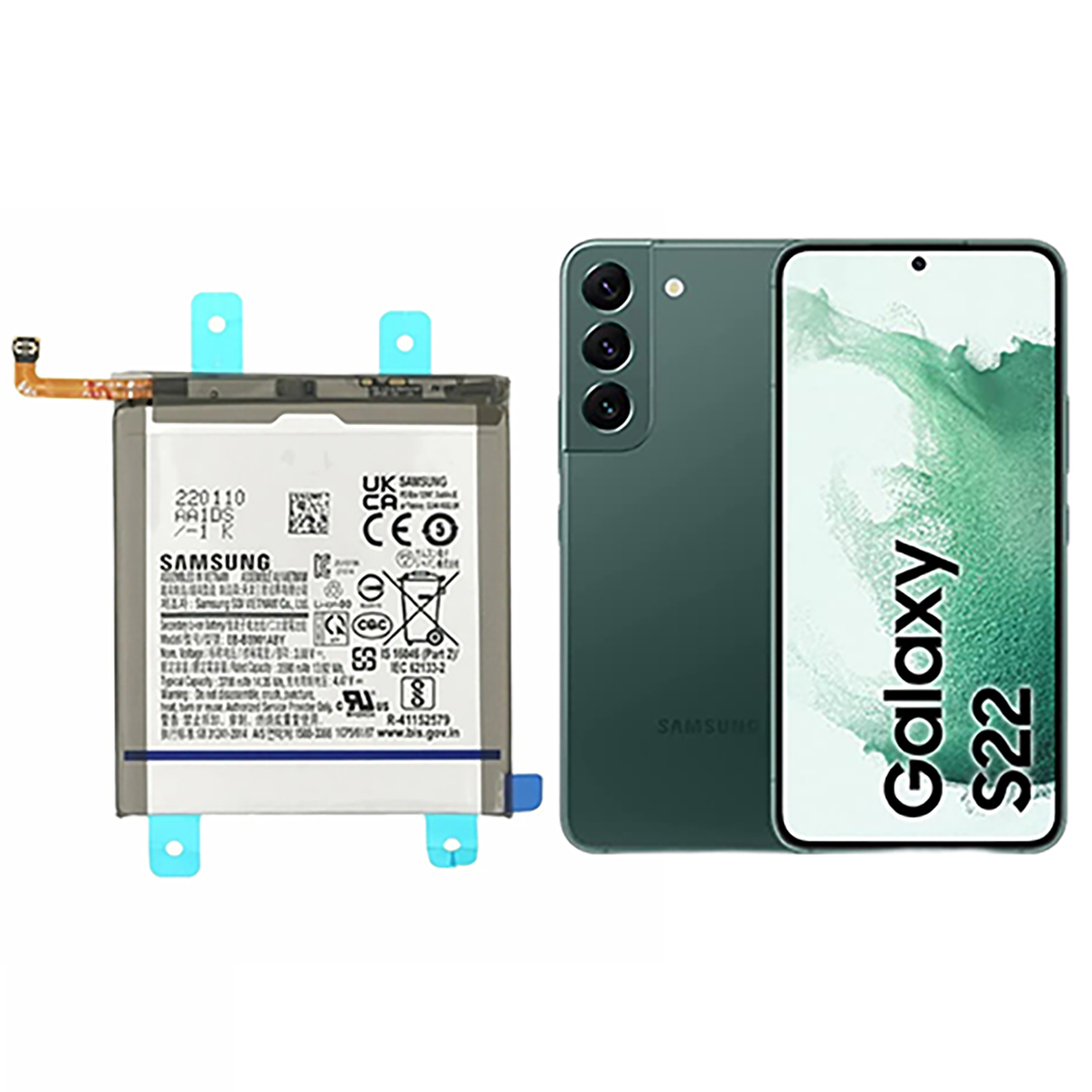 483911.jpg باتری اصلی سامسونگ Galaxy S22 مدل EB-BS901ABY - Image 1