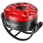چراغ عقب دوچرخه اسمایلینگ شارک مدل CW-D400| ضدآب و قابل شارژ - Image 2