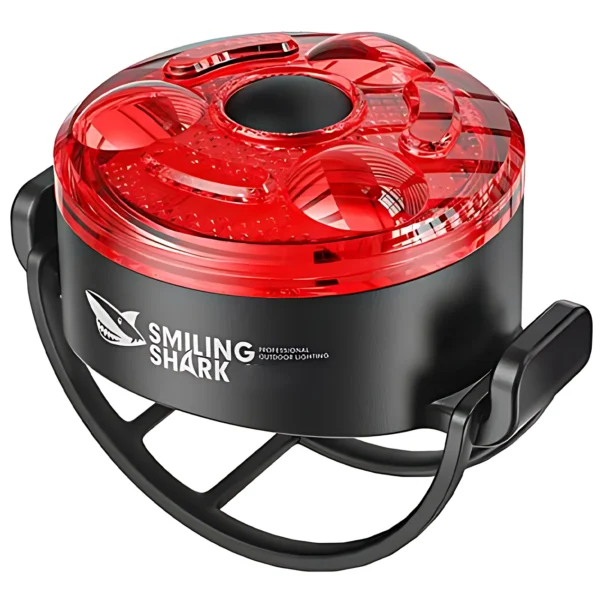 چراغ عقب دوچرخه اسمایلینگ شارک مدل CW-D400| ضدآب و قابل شارژ - Image 2