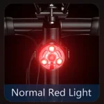 چراغ عقب دوچرخه اسمایلینگ شارک مدل CW-D400| ضدآب و قابل شارژ - Image 4
