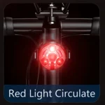 چراغ عقب دوچرخه اسمایلینگ شارک مدل CW-D400| ضدآب و قابل شارژ - Image 6