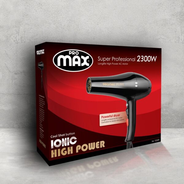 سشوار آیونیک حرفه ای پرومکس مدل 7230R - تصویر 2