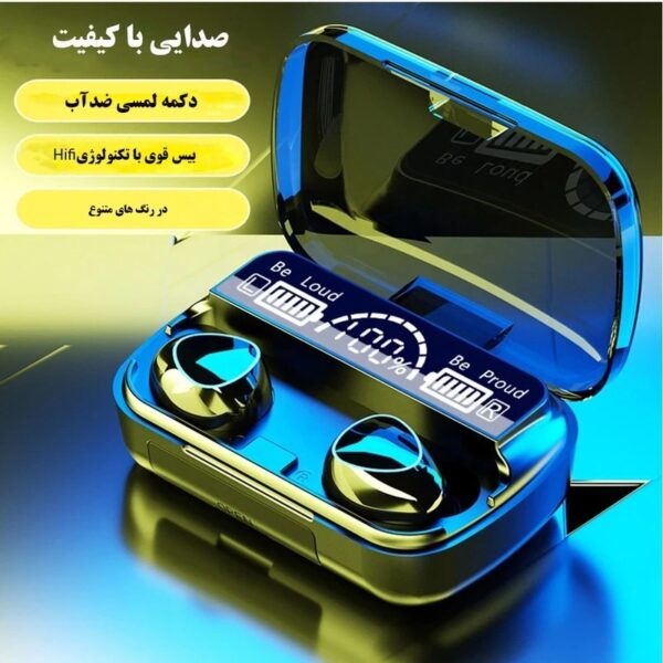 ایرپاد بی سیم نیوست ام ۱۰ مدل Newest M10 عمده پک 18 عددی وکیوم - Image 3
