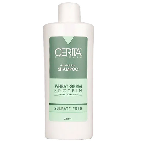 SeritaSulfateFreeShampoo شامپو جوانه گندم فری سولفات سریتا حجم 200 میل - Image 1