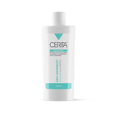 Seritaantidandruffshampoo شامپو ضد شوره پروبیوتیک موهای چرب سریتا حجم 200 میل - Image 1