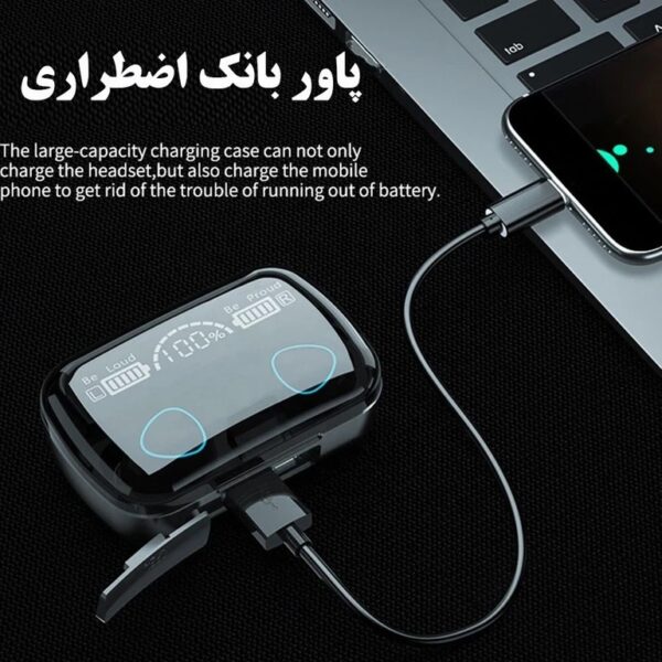 ایرپاد بی سیم نیوست ام ۱۰ مدل Newest M10 عمده پک 18 عددی وکیوم - Image 4