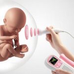 دستگاه شنود و ضبط ضربان قلب جنین(سونیکید)Baby Doppler رنگ آبی - Image 8