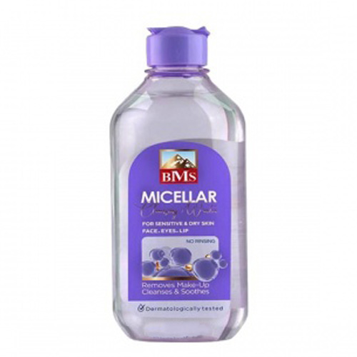 BMScleaner.jpg محلول پاک کننده آرایش پوست خشک و حساس بی ام اس حجم 400 میل - Image 1