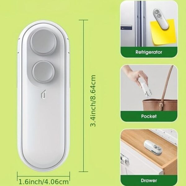 دستگاه پرس شارژی دوخت پلاستیک مدل PIECON - Image 3