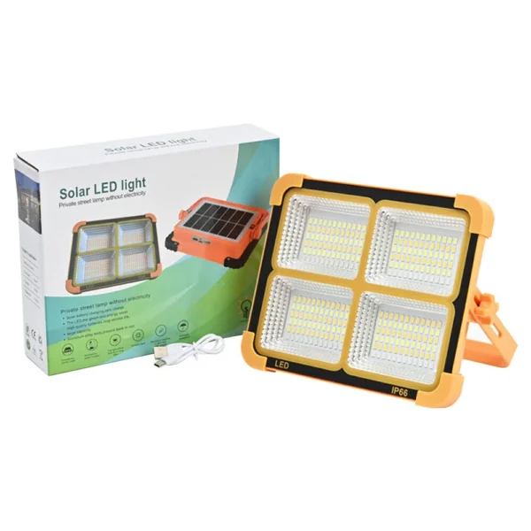 پروژکتور سیار خورشیدی مدل کیانگ 100وات SOLAR LED LIGHT - Image 4