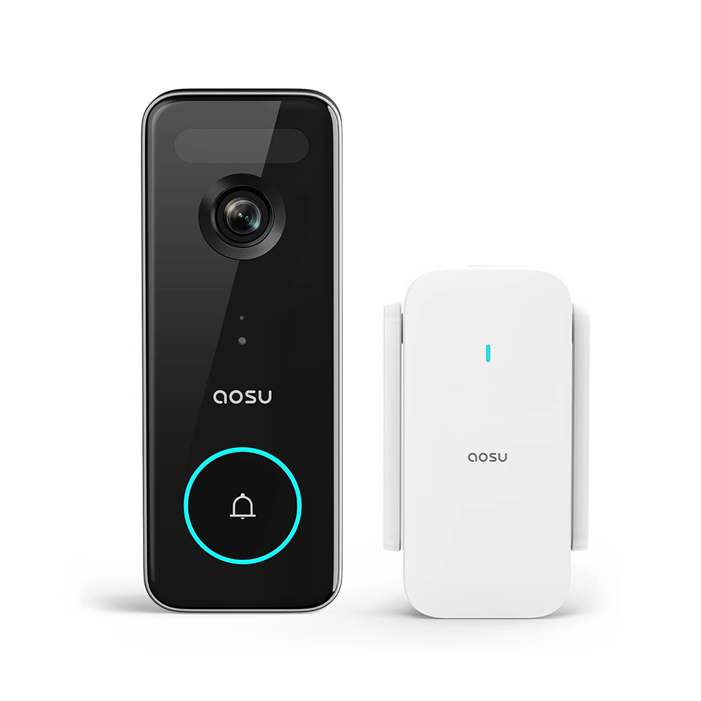 H50df042b7ba6408b9c1872c76249e968511.jpg دوربین زنگ درب بیسیم AOSU مدل 5MP Ultra HD (ارسال 25 روز کاری) - Image 1