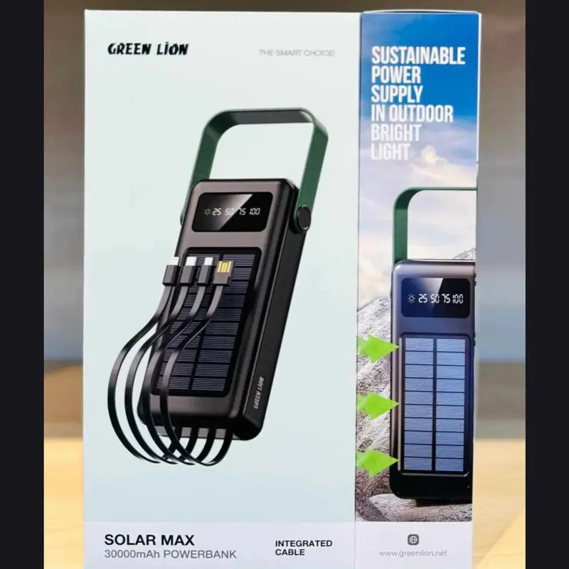 29.webp پاور بانک green lion مدل solar max 3000 - Image 1