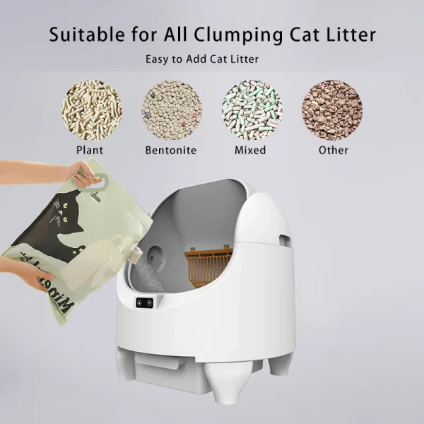 باکس هوشمند گربه مدل Smart Cat Litter Box (ارسال 15 روز کاری) - Image 4