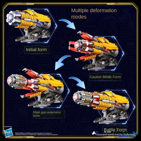 تفنگ Gatling اسباب‌بازی مدل Bumblebee P42 (ارسال 15 روز کاری) - Image 2