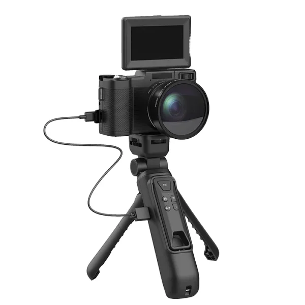 دوربین ولاگ 4K مدل JRKI VlogCam با فوکوس خودکار (ارسال 15 روز کاری) - تصویر 3