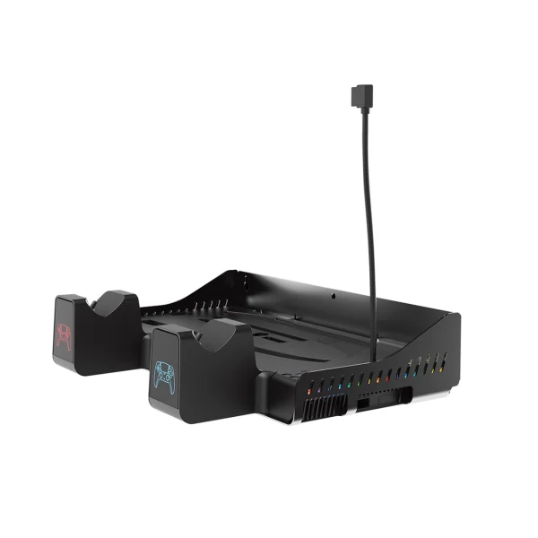 استند کنسول و شارژر دسته بازی TSCO PS5 مدل Loot Rack TGS18 - مشکی (گارانتی 18 ماهه تسکو) - Image 4