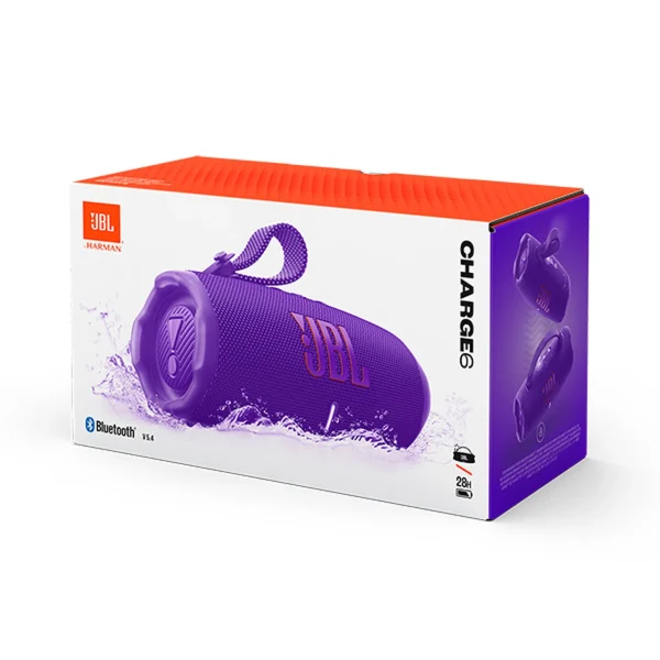 اسپیکر پرتابل JBL مدل CHARGE6 - بنفش - Image 4