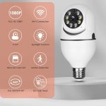 دوربین مداربسته لامپی WIFI Panorama Camera - Image 7