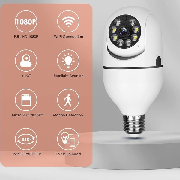 دوربین لامپی چرخشی 360 درجه - Image 6