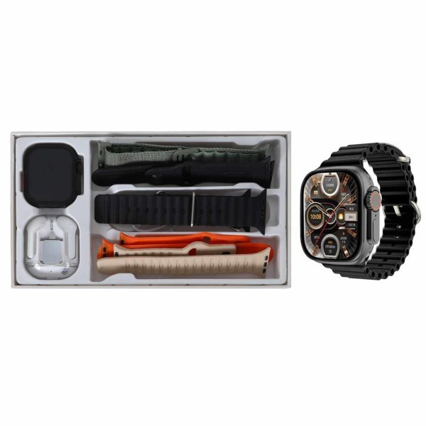 پک ساعت هوشمند WISME مدل WS-X19 ULTRA 3 - مشکی - DST (گارانتی شش ماهه) - Image 7