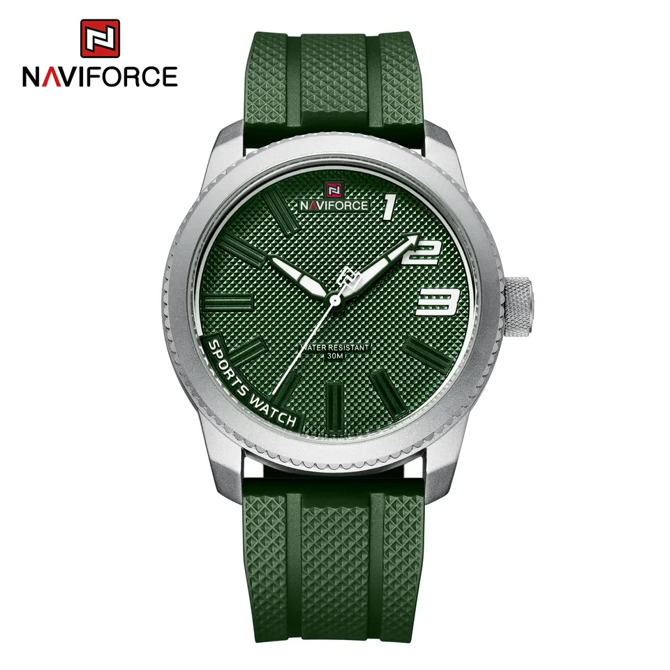 ساعت مچی مردانه نیوی فورس Naviforce NF 9202 S/W/GN