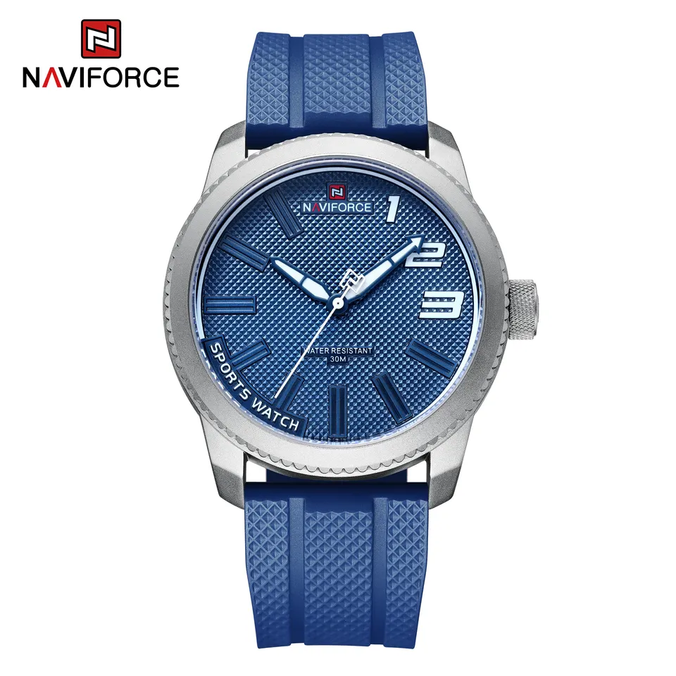 ساعت مچی مردانه نیوی فورس Naviforce NF 9202 S/W/BE