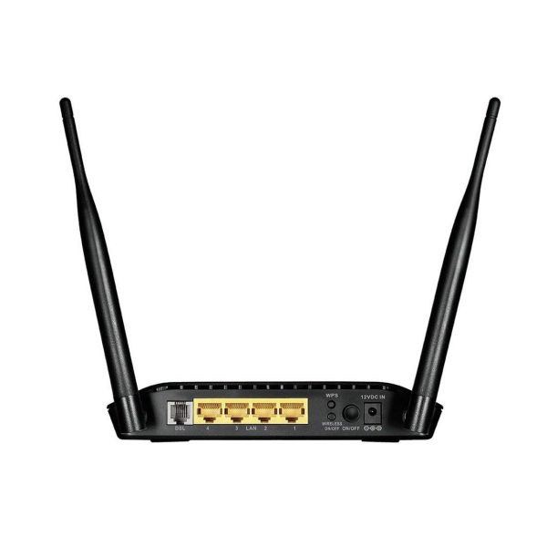 مودم D-Link DSL-2750E Wireless N300 ADSL2+ Modem Router - مشکی (یکساله شرکتی) - تصویر 4