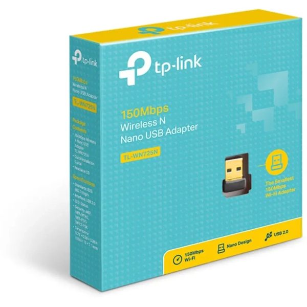 کارت شبکه بی‌سیم تی پی لینک مدل TL-WN725N ظرفیت ۱۵۰Mbps - Image 2