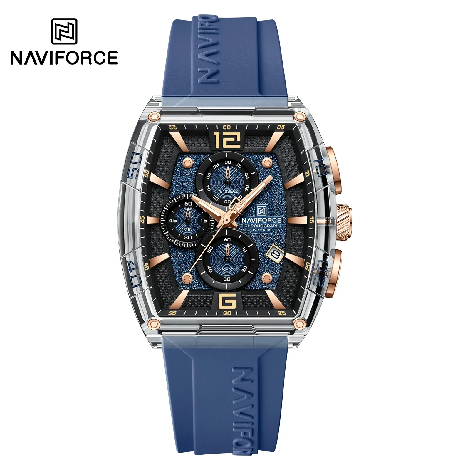 ساعت مچی مردانه اورجینال برند نیویفورس nf6101 sybe naviforce