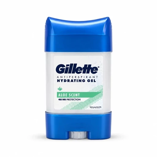 Lpna7eW2SzjvK7nFmy3HXlxot4hMFpT5hWJOovb1geOHU4JdSo.jpg_512X512X70.webp مام ژلی مردانه ژیلت مدل Hydrating Gel Aloe Scent حجم 70 میل ضدتعریق 48 ساعته - Image 1