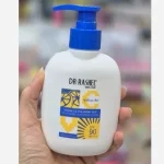 لوسیون ضدآفتاب دکتر راشل SPF 90+ حاوی هیالورونیک اسید و ویتامین C حجم 180 میل