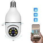 دوربین مداربسته لامپی WIFI Panorama Camera - Image 5