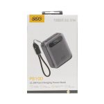 پاوربانک فست شارژ QCY 10000mAh مدل PB10D 22.5W - خاکستری (گارانتی 18 ماهه شرکتی) - تصویر 5