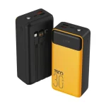 پاوربانک فست شارژ TSCO 30000mAh مدل TP 3001 22.5W - زرد مشکی (گارانتی 12 ماهه TSCO) - تصویر 3