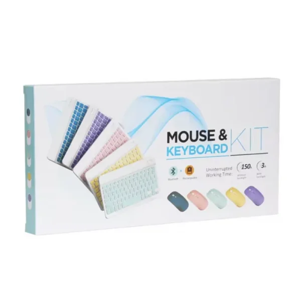 ست ماوس و کیبورد بلوتوثی شارژی KIT مدل Rechargeable Ultra-Slim - Image 5
