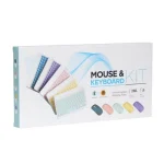 موس و کیبورد بلوتوثی شارژی KIT مدل Rechargeable Ultra-Slim اصلی با ضمانت سلامت صورتی مشکی زرد آبی سفید - Image 4