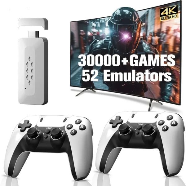 کنسول بازی Game Stick M22 | حافظه 64 گیگابایت گارانتی سلامت دو دسته اورجینال - Image 5
