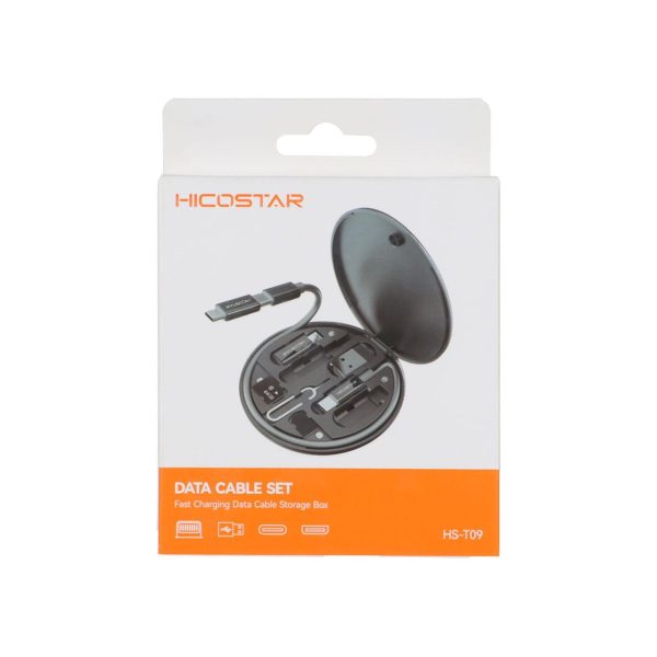 مجموعه لوازم جانبی موبایل Hicostar مدل HS-T09 - مشکی - Image 5