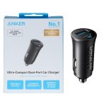 شارژر فندکی فست دو پورت Anker مدل A2741H11 30W- مشکی (گارانتی شش ماهه شرکتی) - تصویر 4
