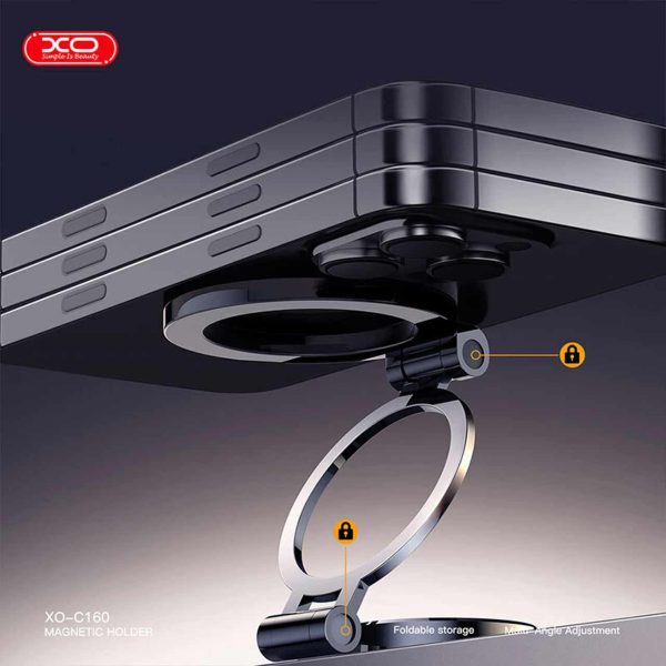 هولدر گوشی موبایل مگنتی XO مدل XO-C160 - مشکی - Image 8