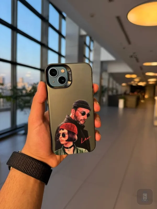 قاب لئون و ماتیلدا | لئون و ماتیلدا | Xiaomi Redmi 12c | طوسی - تصویر 3