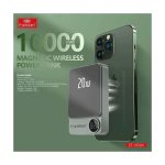 پاوربانک وایرلس PD و فست شارژ Earldom 10000mAh مدل PD24 20W - مشکی (دارای نمایشگر LED) - تصویر 4