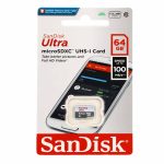 SanDisk Ultra microSDXC UHS-I U1-(100MB/S) 64GB (گارانتی سورین)