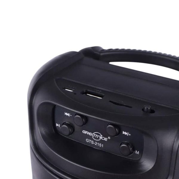 اسپیکر بی سیم GreatNice مدل GTS-2151 - مشکی (پک ضعیف) - تصویر 4