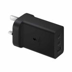 شارژر دیواری سه پین PD و فست سه پورت Samsung مدل EP-T6530 65W - مشکی - اصل چین (گارانتی 18 ماهه تعویض اچ دی سرویس ) - تصویر 3