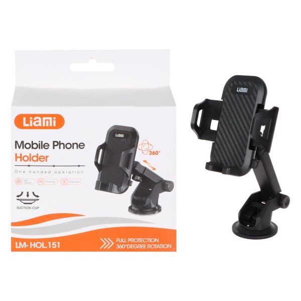 هولدر گوشی موبایل پایه دار Liami مدل LM-HOL-151 - مشکی (گارانتی شش ماهه شرکتی) (پک ضعیف) - تصویر 7