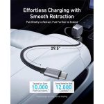 شارژر فندکی فست دو پورت Anker مدل A2738HA2 75W به همراه کابل متصل Type-C - خاکستری (گارانتی 18 ماهه شرکتی) - تصویر 5