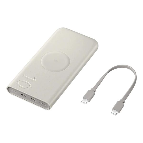 پاوربانک PD و فست شارژ Samsung 10000mAh مدل EB-U2510 25W - بژ (گارانتی یکساله شرکتی) NZ - تصویر 5